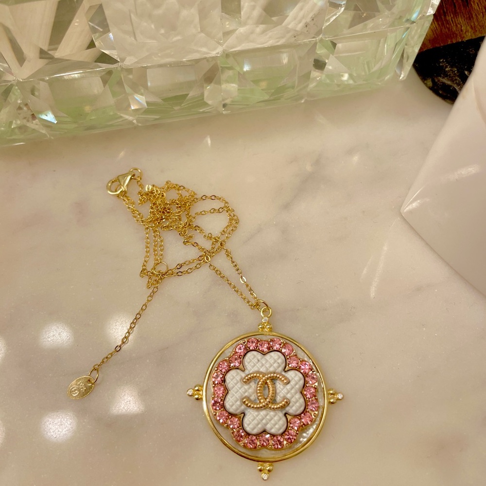 Designer Real Silver 925 Gold Plated Necklace